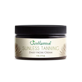 Just Nutritive front packaging showing sunkiss glow cream and benefit of hydration