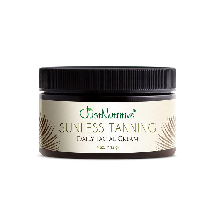 Just Nutritive front packaging showing sunkiss glow cream and benefit of hydration