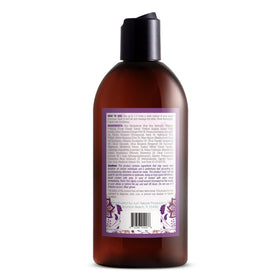 Just Nutritive shampoo lather texture demonstrating gentle foaming for even toning