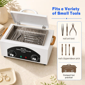 JUSTHERE stainless steel interior detail showing durable heat-resistant surface