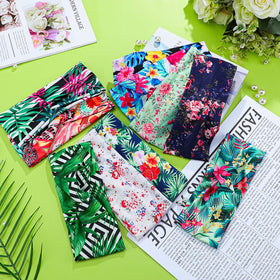 Jutom assortment of mixed floral and palm patterns for outfit matching