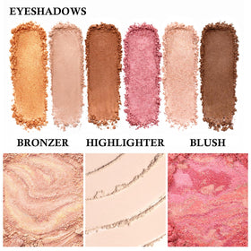 Jutqut included brushes close-up for easy application and on-the-go convenience