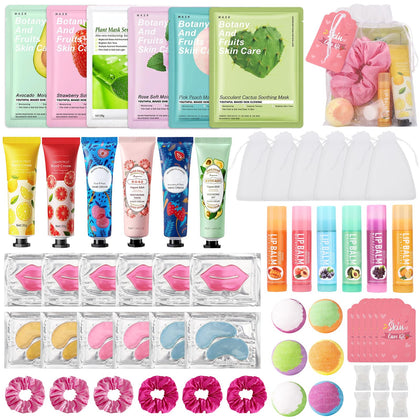 Jutqut front packaging of the 60PCS spa party kit showing full selection and branding benefits