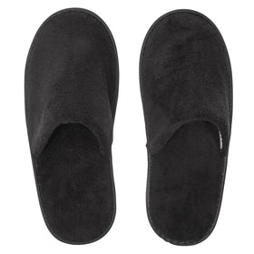 Juvale slippers on bathroom floor illustrating safe footwear after shower