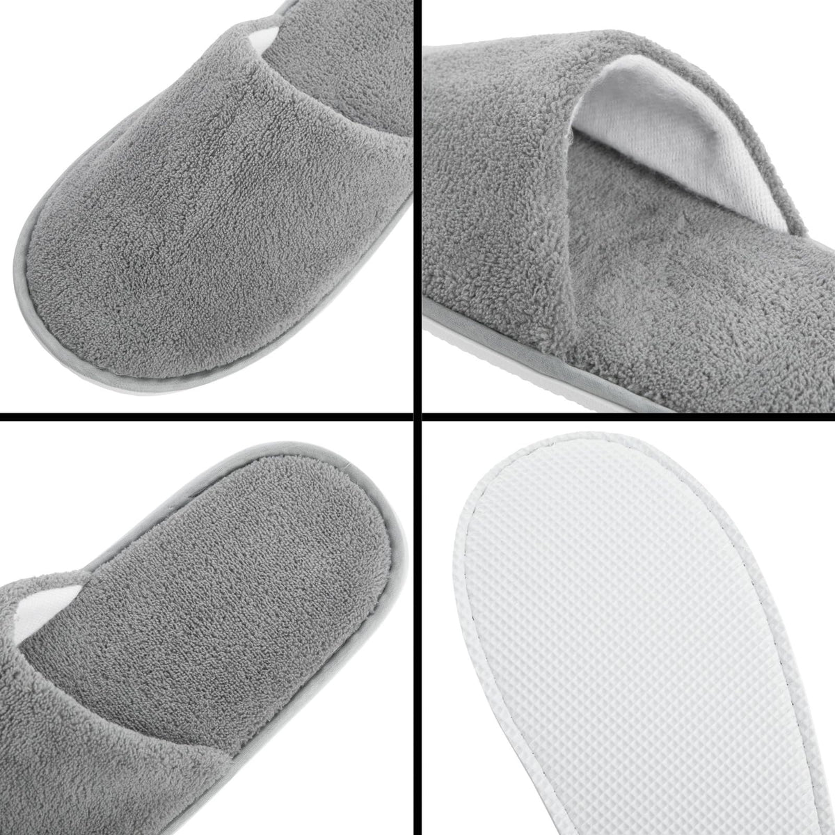 Juvale slippers placed on bathroom tile improving indoor safety