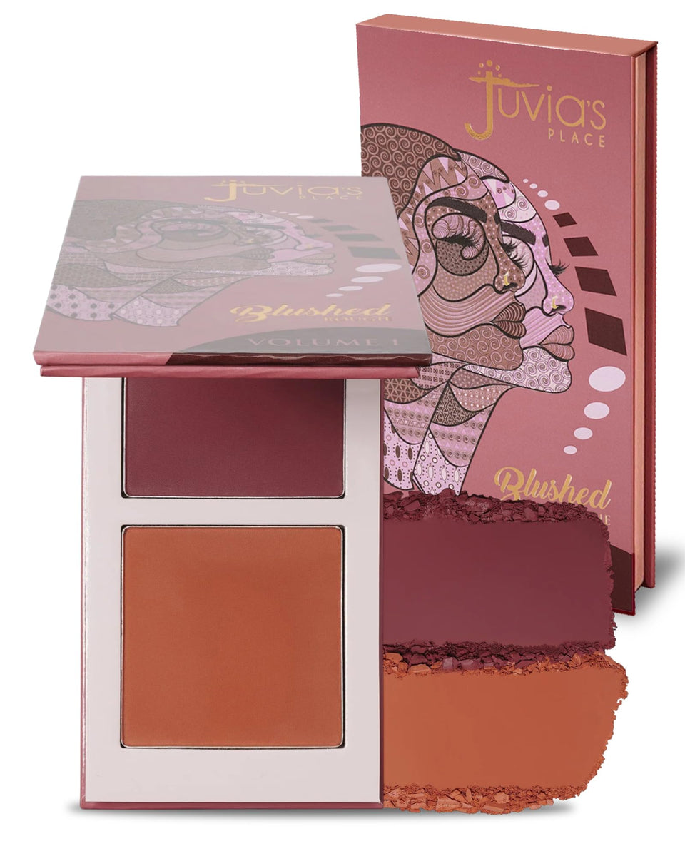Juvia's Place front compact showing clean packaging and portability benefit