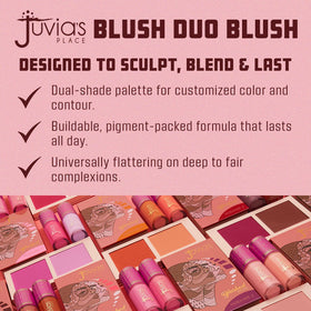 Juvia's Place swatch on skin demonstrating true-to-tone payoff and natural finish