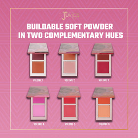 Juvia's Place swatches on skin illustrating pigment payoff and shade versatility
