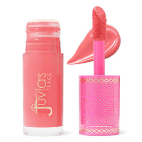 Juvia's Place front bottle showing sleek packaging and easy application benefit