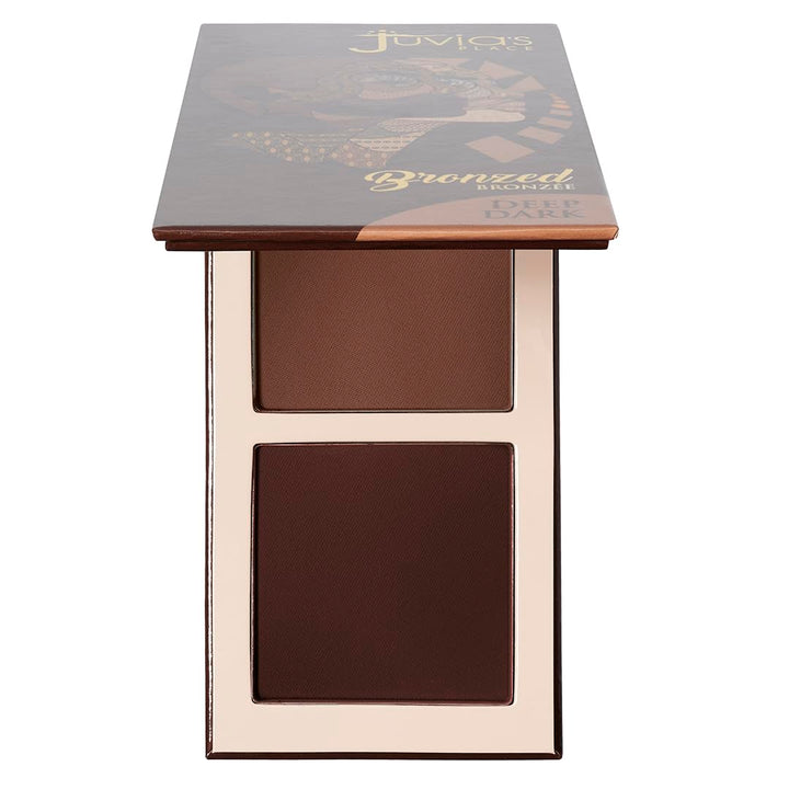 Juvia's Place compact front view showing brand and sleek packaging benefit portable