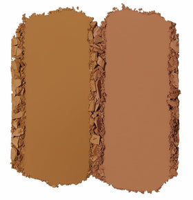 Juvia's Place open palette top-down showing two matte shades for blending benefits