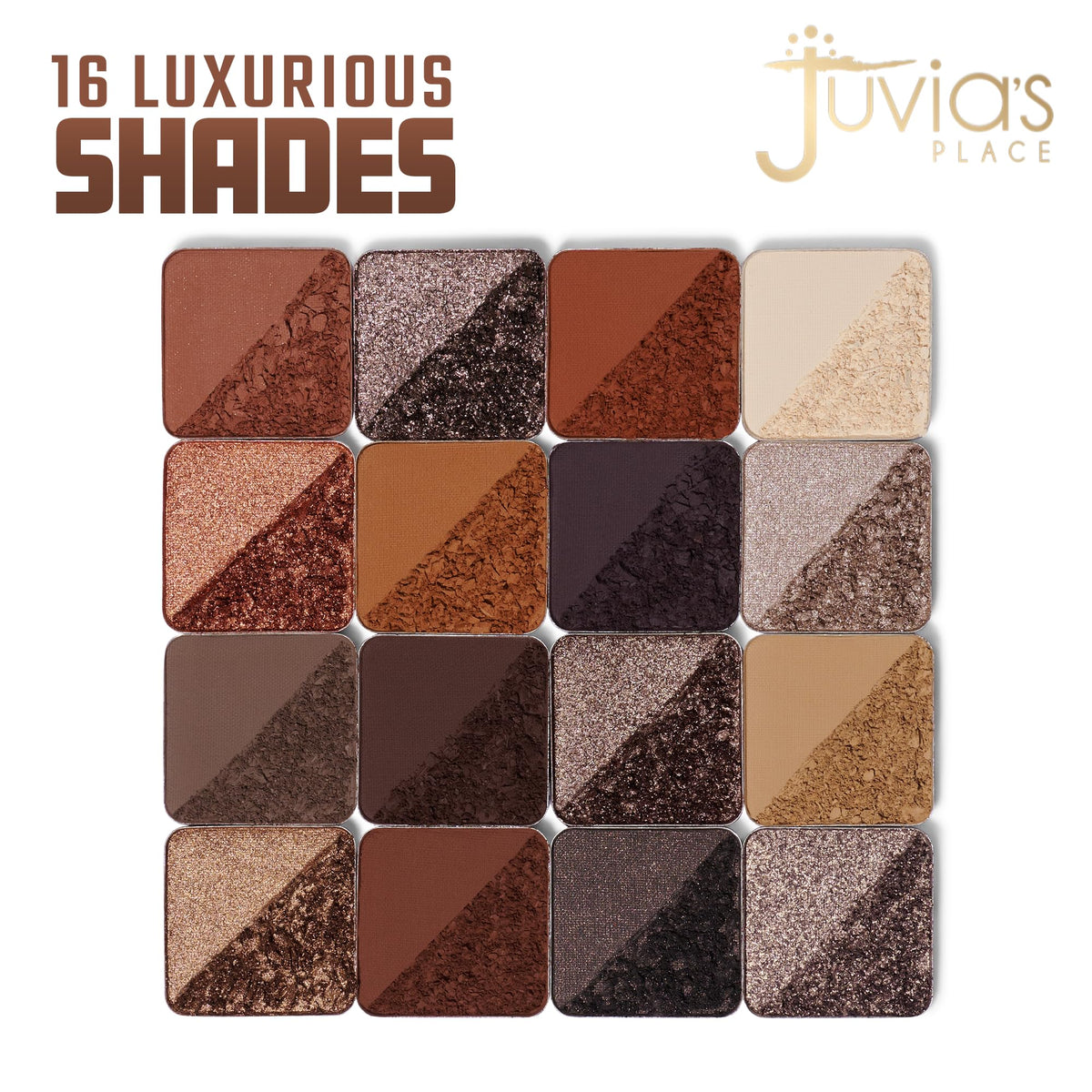 Juvia's Place pan close-up highlighting buttery texture and dense pigmentation