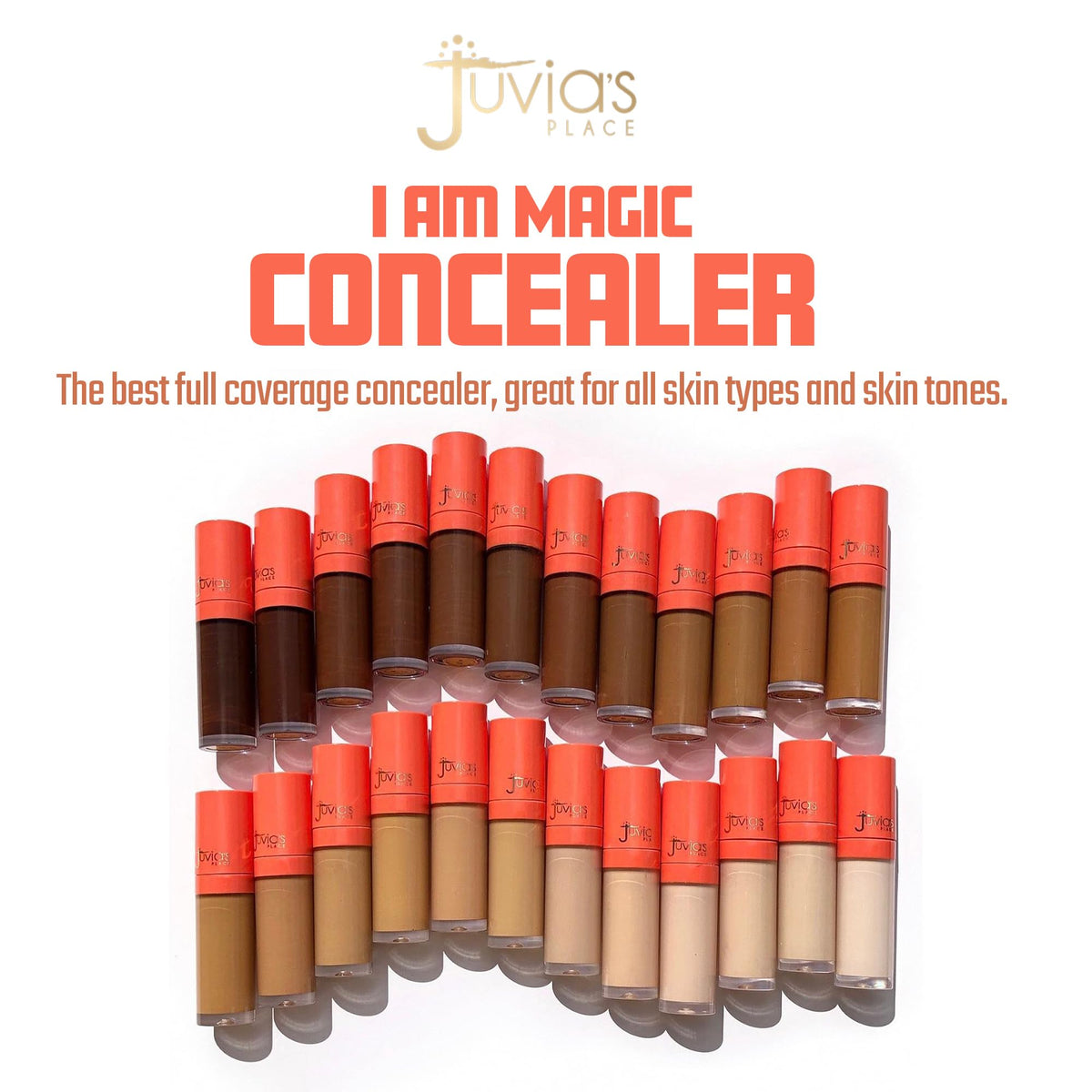 Juvia's Place applicator wand close-up, precise control for targeted coverage