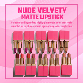 Juvia's Place on fair-skinned model showcasing natural peachy-nude impact