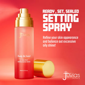 Juvia's Place nozzle close-up showing micro-fine spray for flawless application