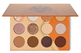 Juvia's Place front packaging showing palette compact and logo, convenient travel size