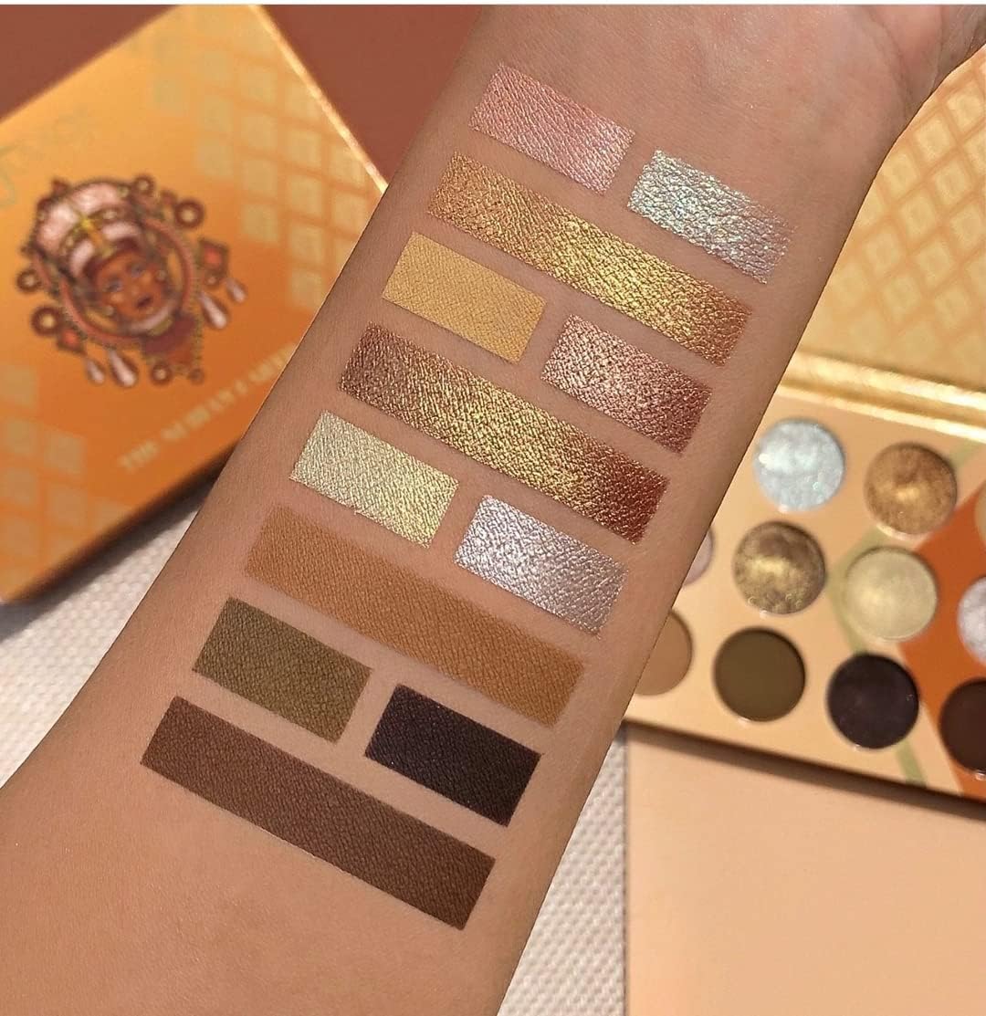 Juvia's Place swatches on arm illustrating true-to-tone pigmentation across skin