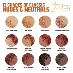 Juvia's Place matte shade texture detail showing smooth finish benefit: seamless blending