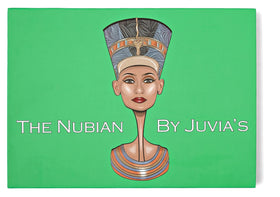 Juvia's Place open pan layout with 12 warm shades benefit: view color range