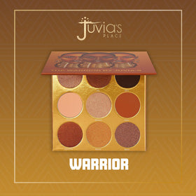 Juvia's Place eyeshadow being applied with a brush demonstrating buildable pigmentation