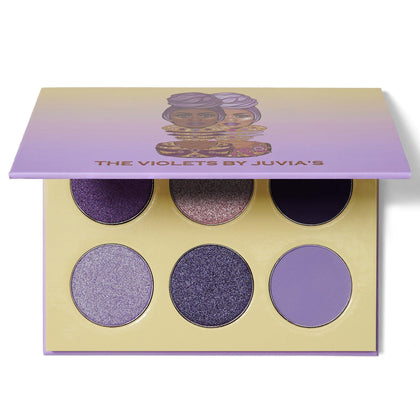 Juvia's Place front packaging showing compact violet palette and vibrant branding benefit