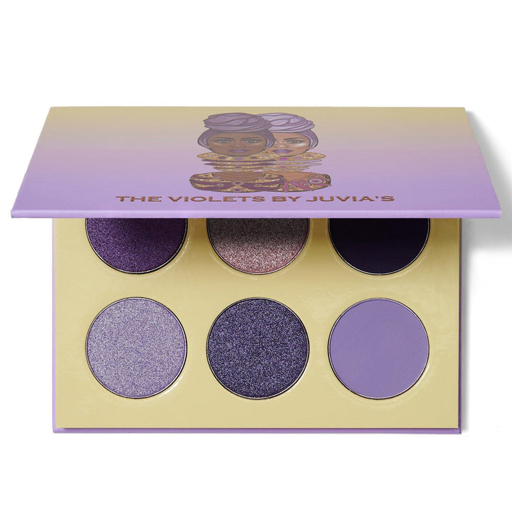Juvia's Place front packaging showing compact violet palette and vibrant branding benefit