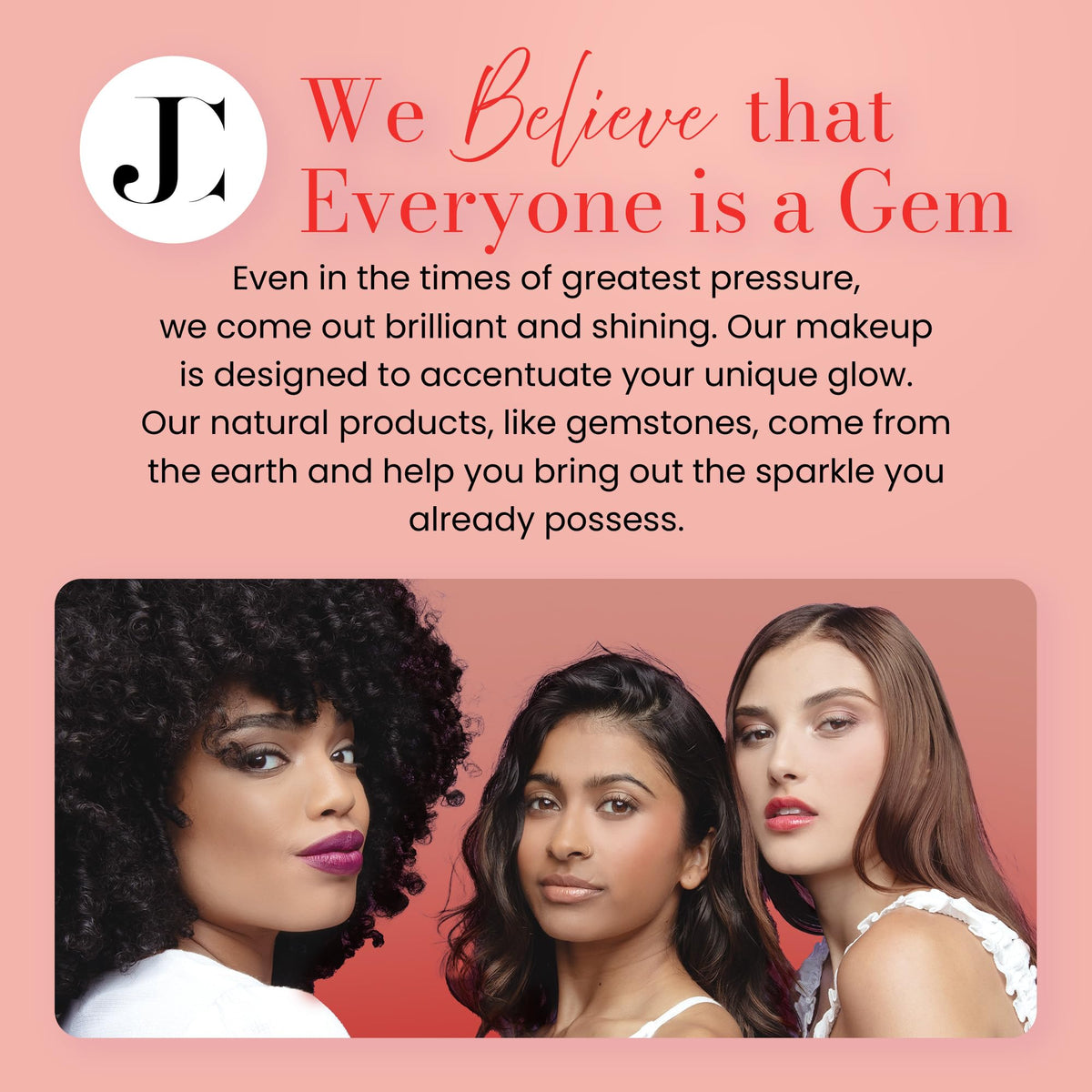 Juwel Cosmetics styled evening look illustrating gilded shade impact