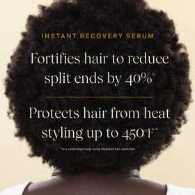JVN before and after visual showing reduced frizz and sleeker hair result