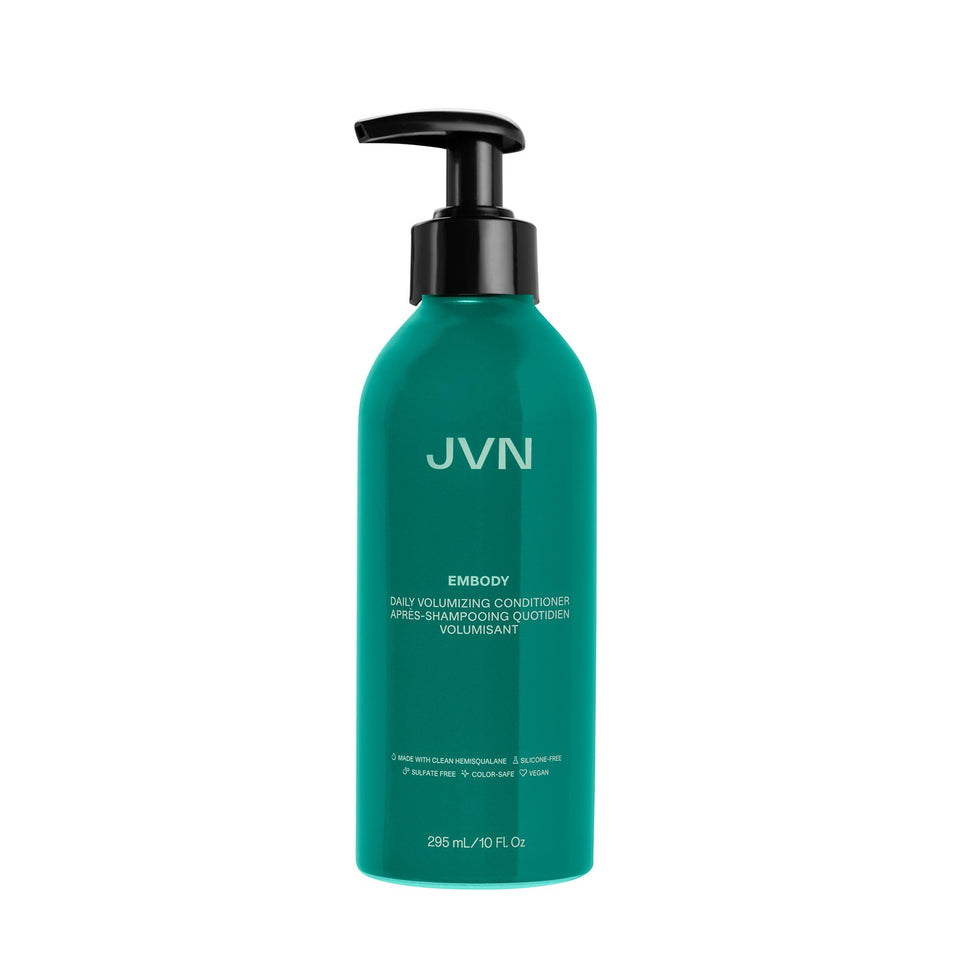 JVN Embody front bottle view showing label and volume benefit