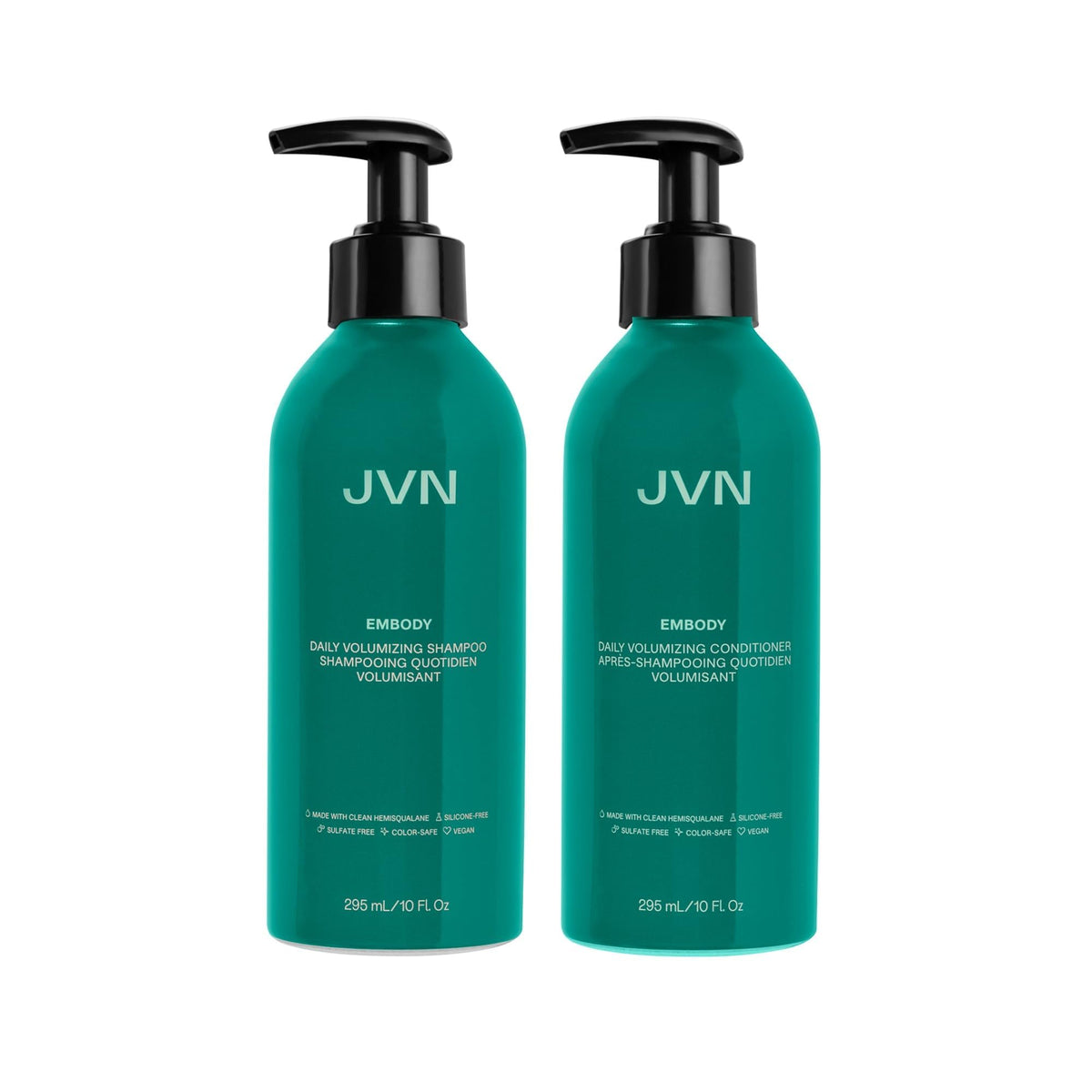 JVN front packaging showing both bottles with benefits
