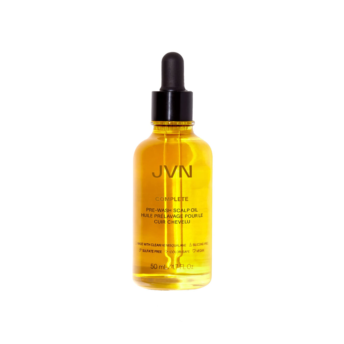 JVN front bottle label showing product name and silicone-free benefit