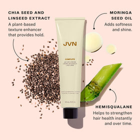 JVN Instant Recovery Serum droplet detail for heat protection benefit