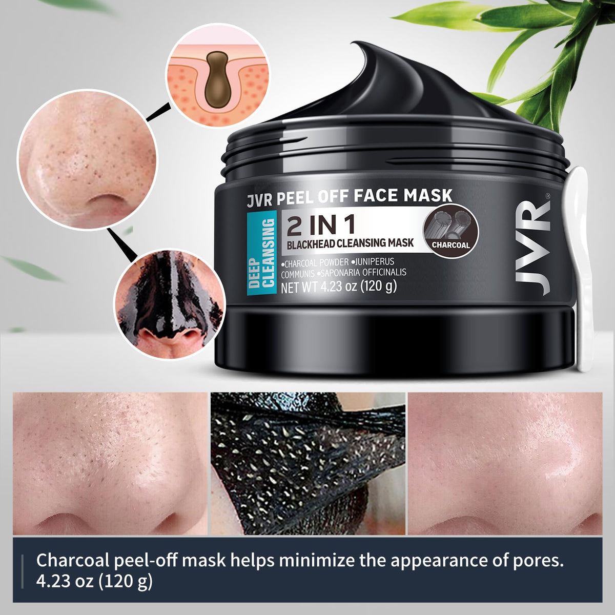 JVR after rinse smooth skin revealing cleaner complexion benefit