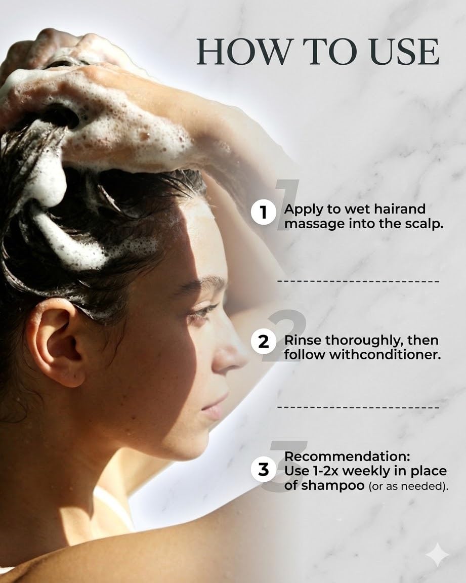 JVR natural ingredients layout with tea tree and sea salt highlighting purification