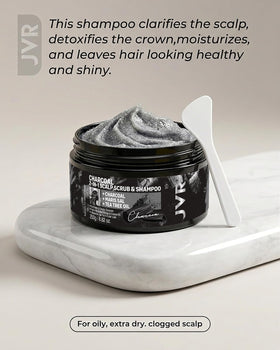 JVR product label close-up showing vegan, sulfate-free claims for cleaner choice