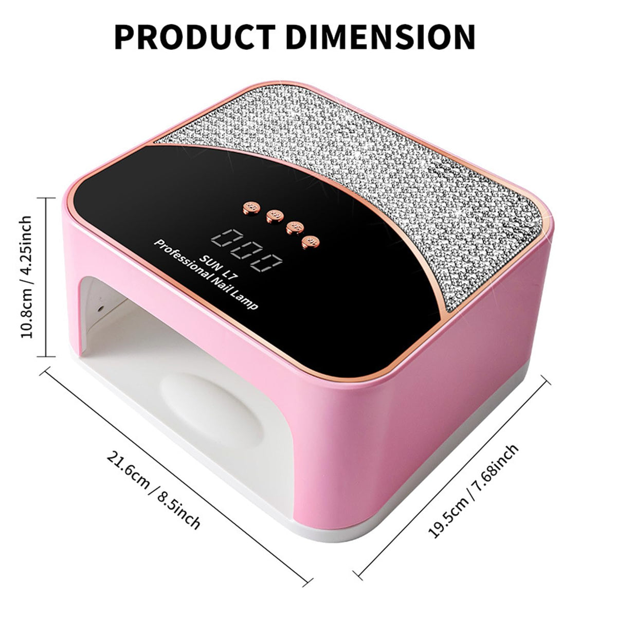 JYDFYP digital display and four timers for precise curing control and convenience benefit