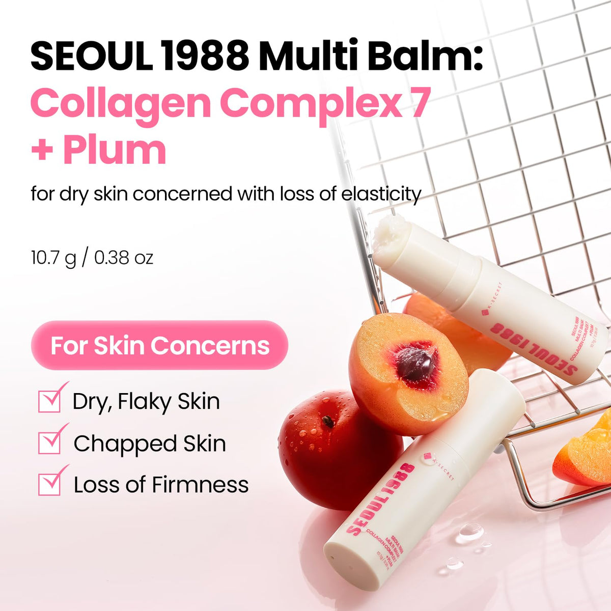 K-SECRET close-up of smooth balm texture melting for effortless application and soft finish
