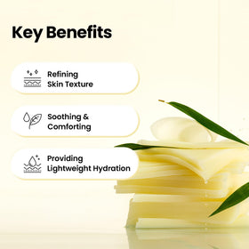 K-SECRET essence-soaked pad with drop detail showing deep hydration