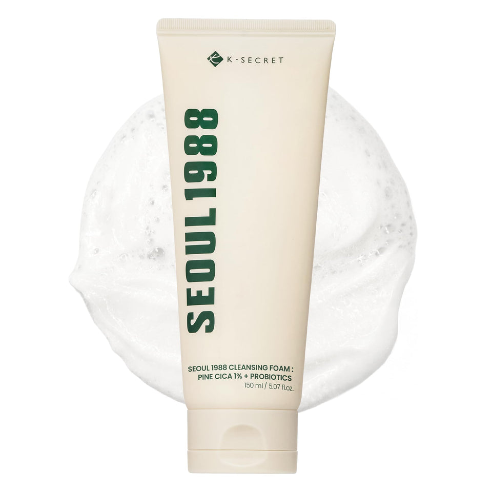 K-SECRET front packaging showing cleanser and clear branding benefit: recognizable product