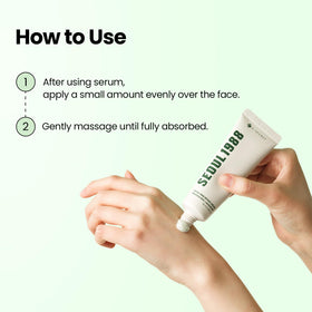 K-SECRET label close-up detailing niacinamide and ceramide benefits