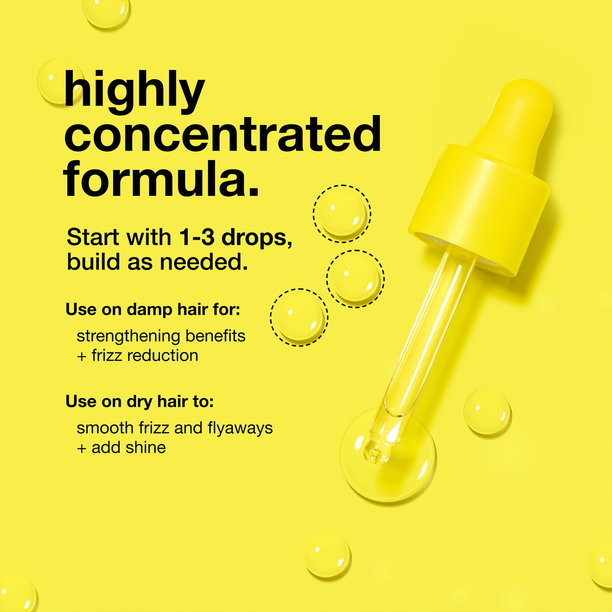 K18 being applied to damp hair demonstrating frizz control and repair