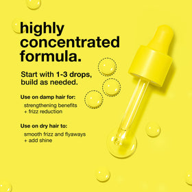K18 being applied to damp hair demonstrating frizz control and repair