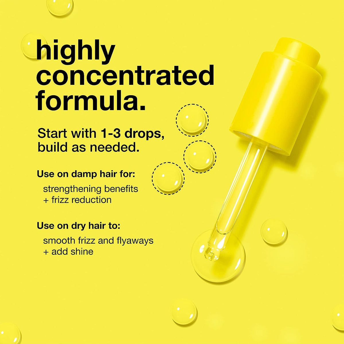 K18 being applied to damp hair mid-lengths to ends for frizz control
