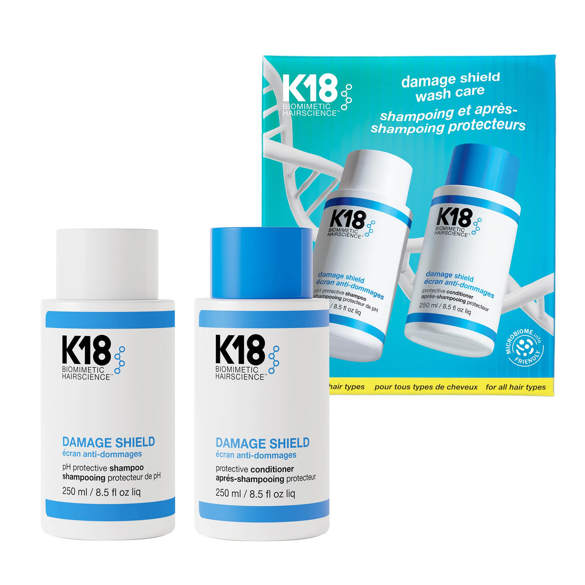 K18 front packaging showing set and protective benefit