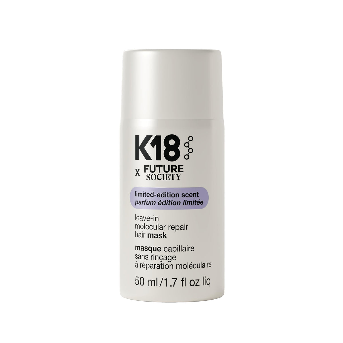 K18 front packaging showing limited-edition collaboration and benefits