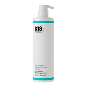 K18 front bottle shot showing product and clear labeling benefit: easy identification