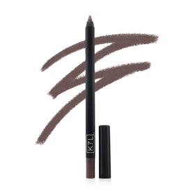 K7L texture swatch of brown liner on skin showing pigment payoff benefit buildable color