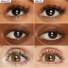 K7L close-up of creamy pencil tip texture demonstrating smooth glide and precise application