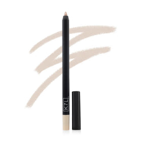 K7L pencil beside mirror in a vanity setting highlighting everyday use and longwear convenience