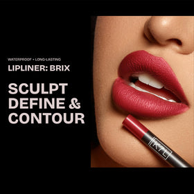 K7L red lipliner sharpened tip detail highlighting precision for crisp lines